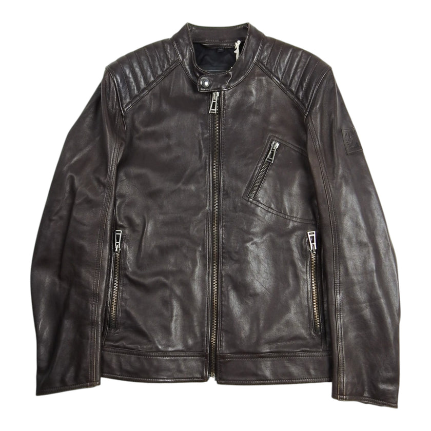 Belstaff Leather Jacket Size 50