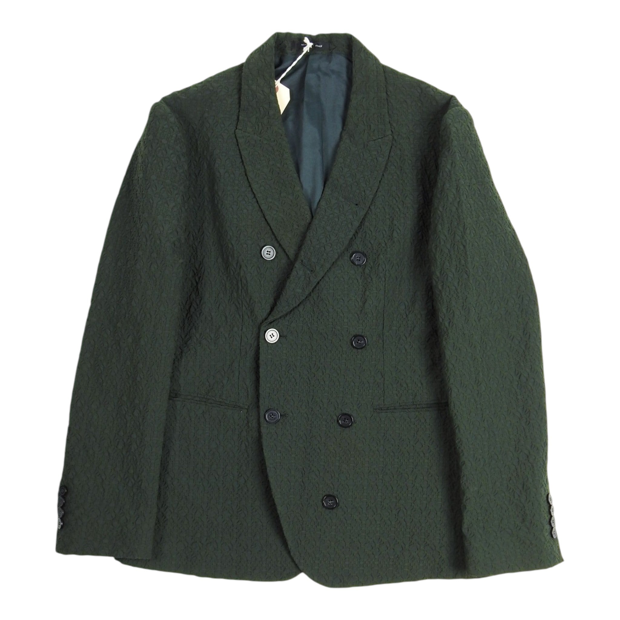 Emporio Armani Crepe Double Breasted Blazer Size 52