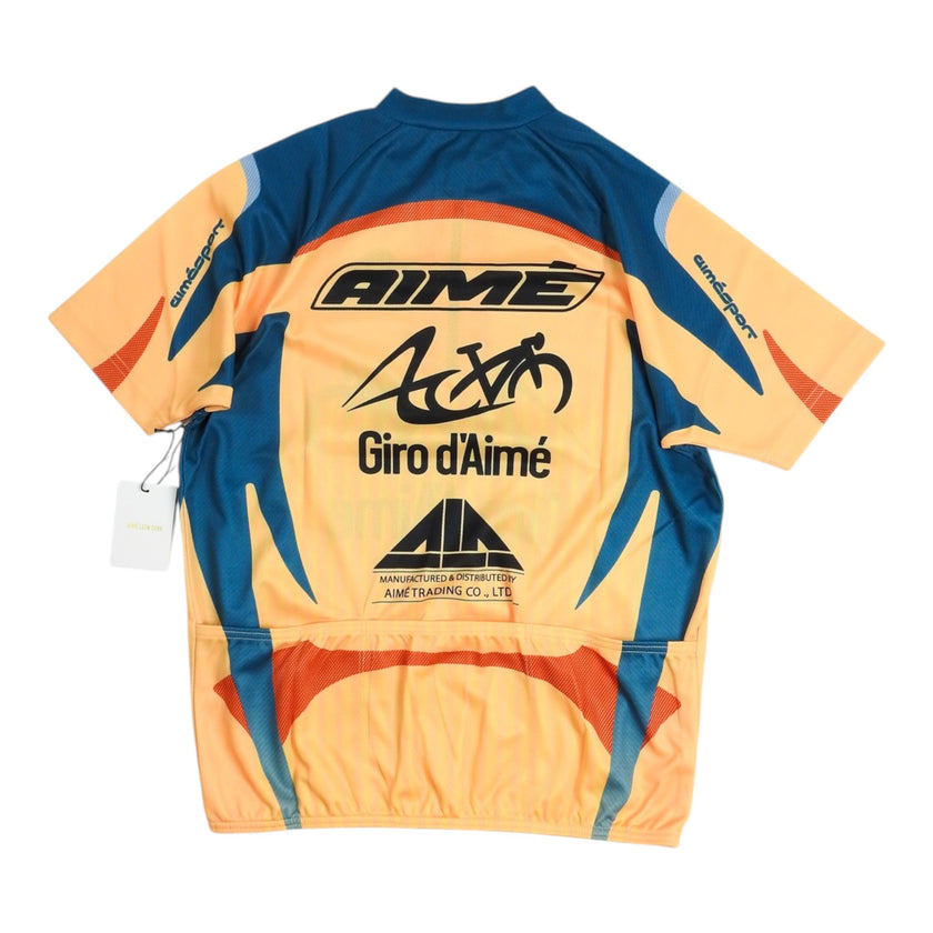 Aime Leon Dore Warm Apricot SS Cycling Jersey Shirt Size Small