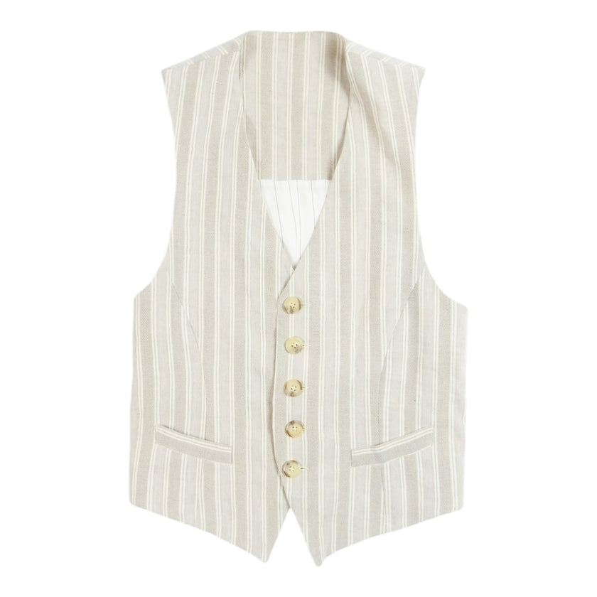 Dolce & Gabbana Striped Waistcoat Size 50