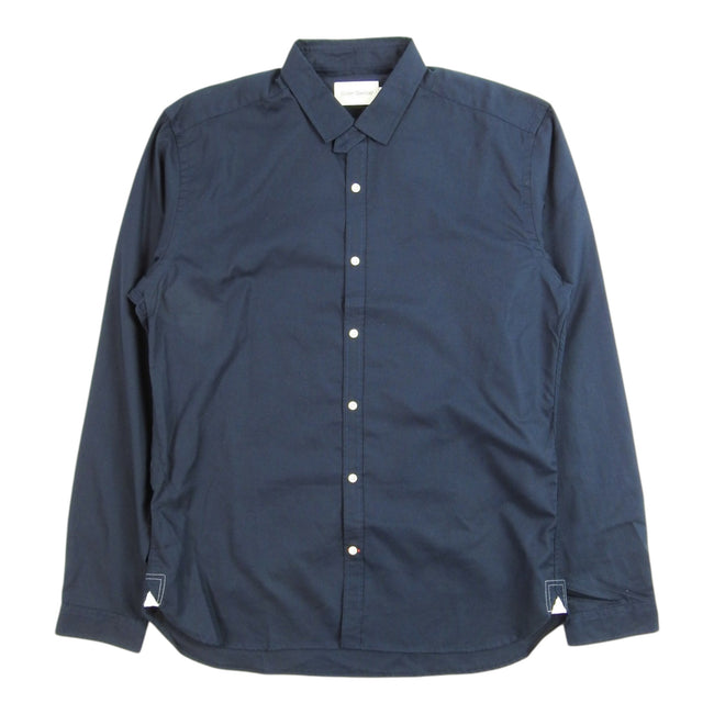 Oliver Spencer Astley Midnight Shirt Size 16