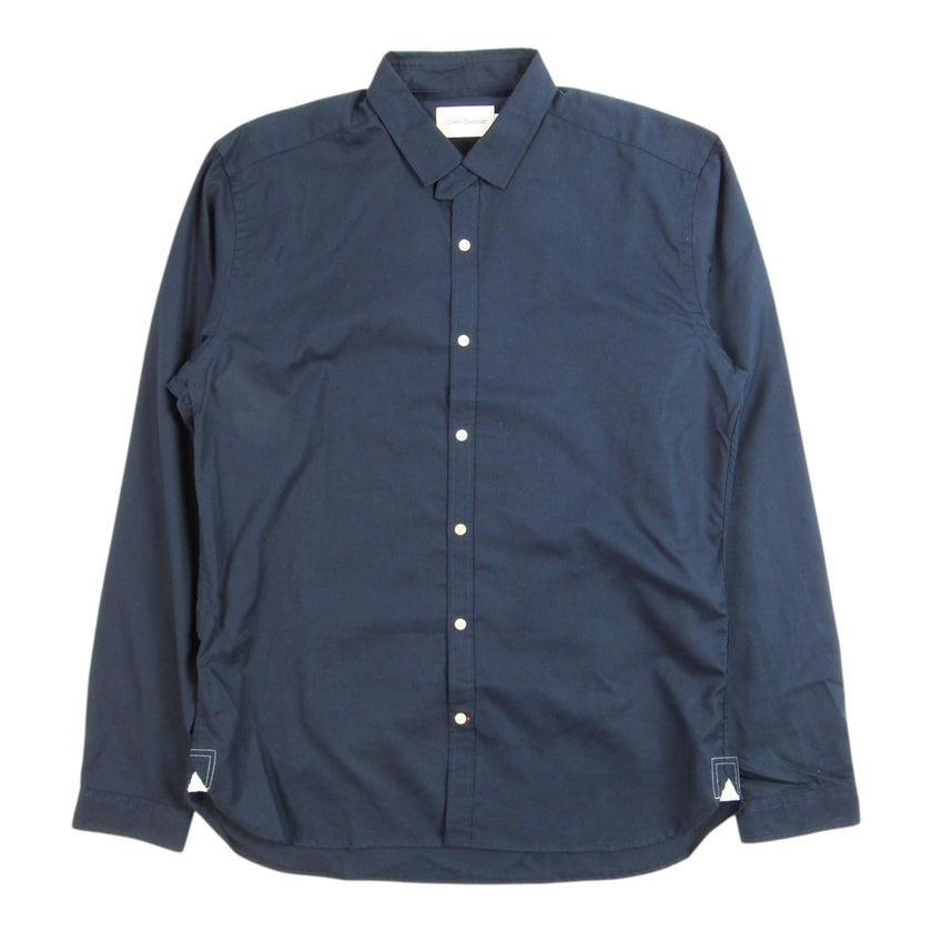 Oliver Spencer Astley Midnight Shirt Size 16