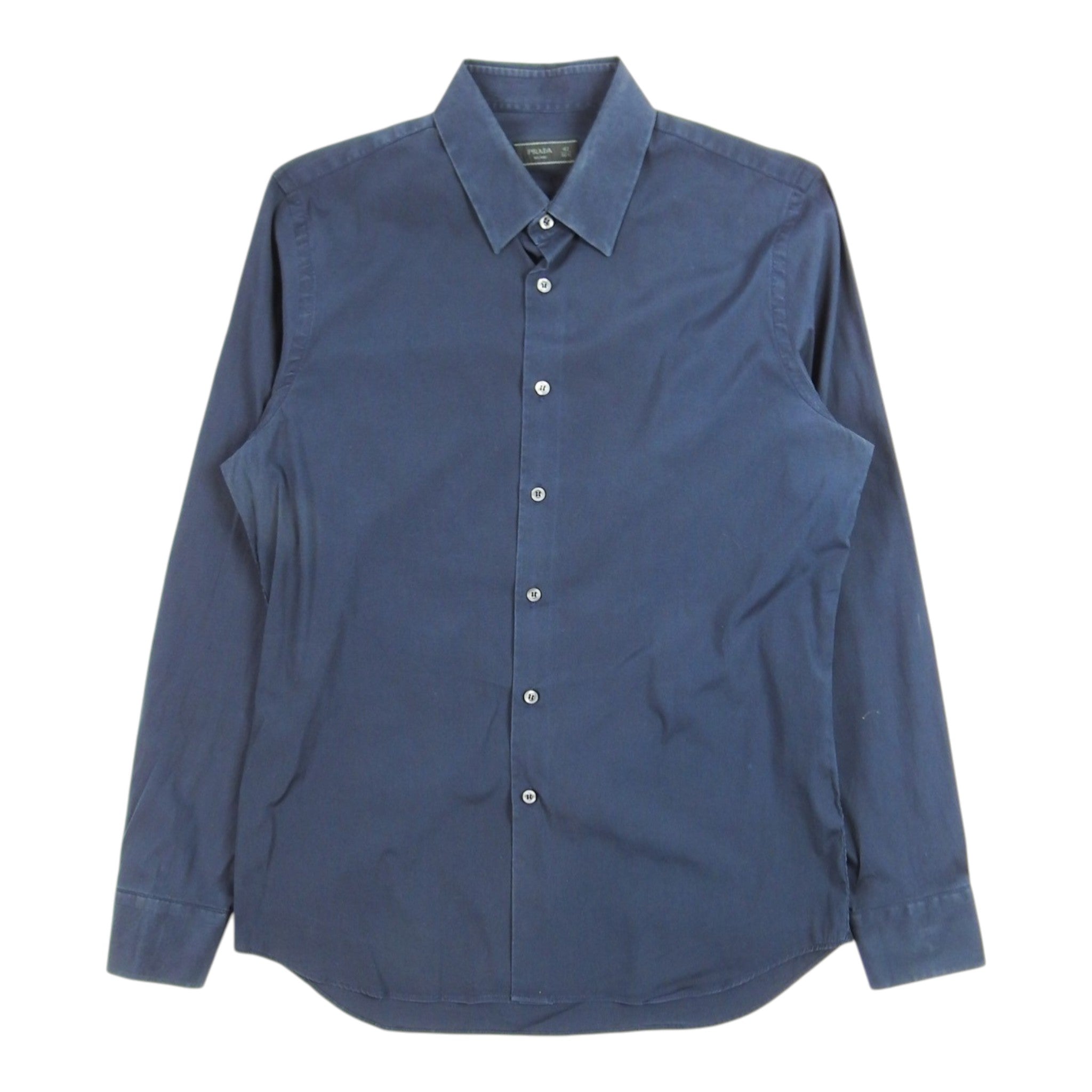 Prada Navy Dress Shirt Size 16.5