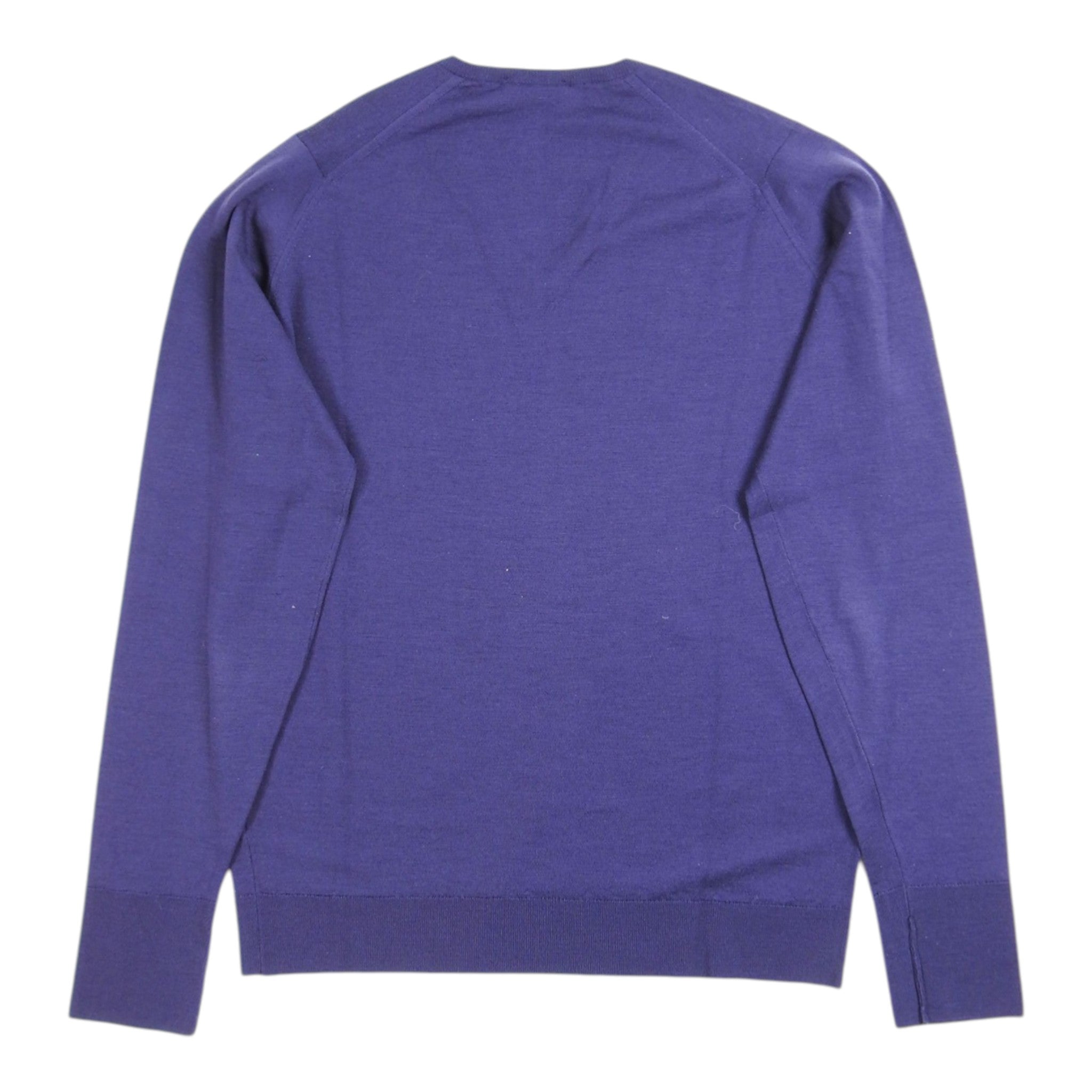 John Smedley Purple V Neck Sweater Size Medium