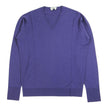 John Smedley Purple V Neck Sweater Size Medium