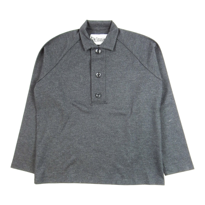 Winnie NYC Grey Collared Polo Size Small