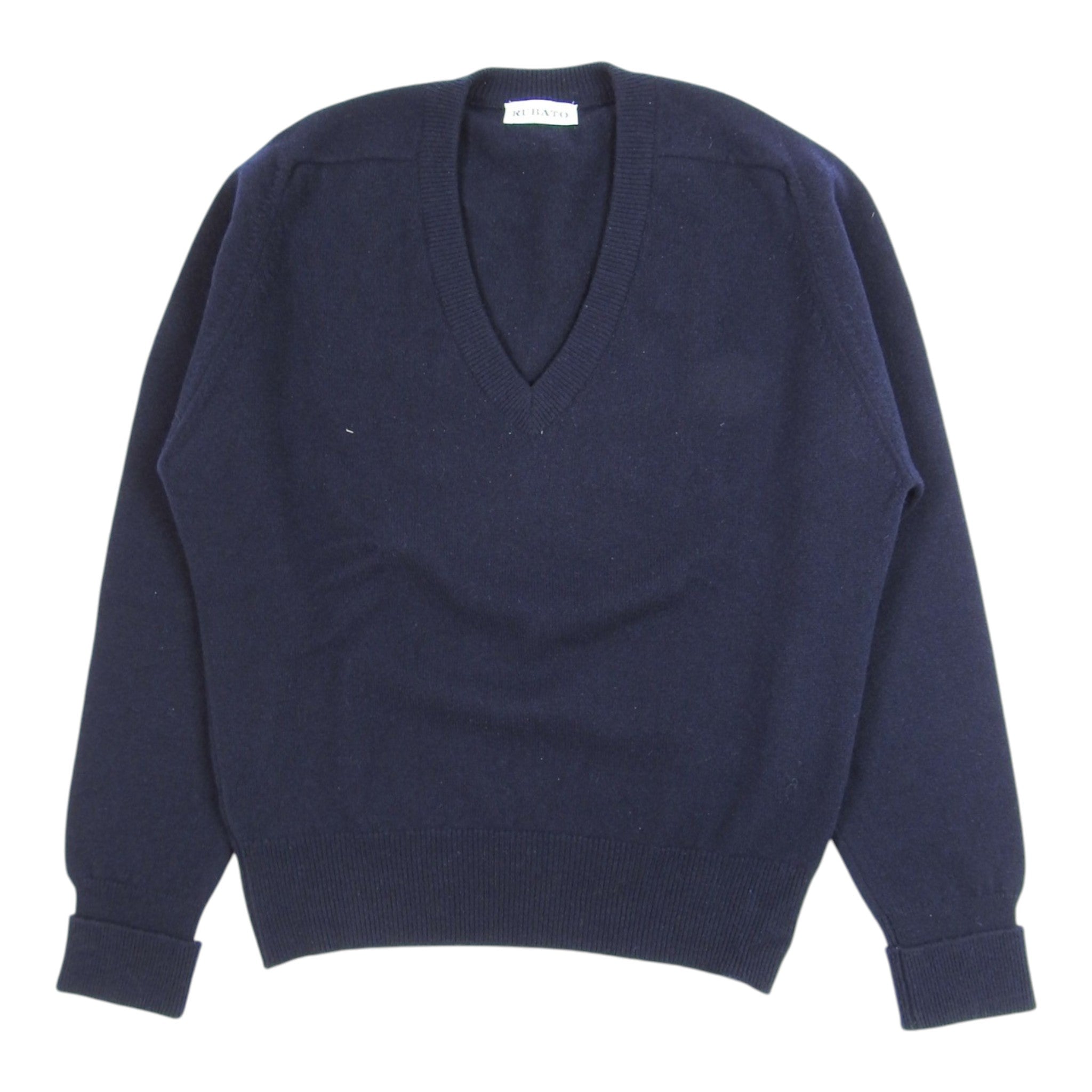 Rubato Navy V Neck Sweater Size Small