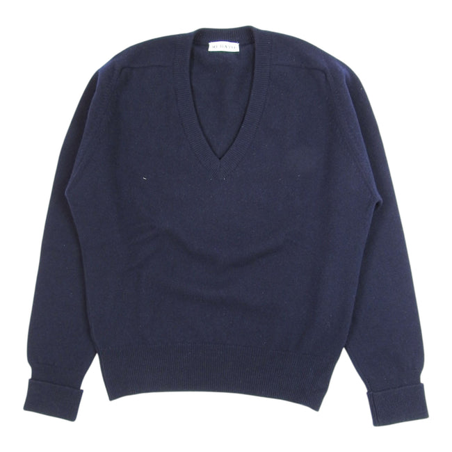 Rubato Navy V Neck Sweater Size Small