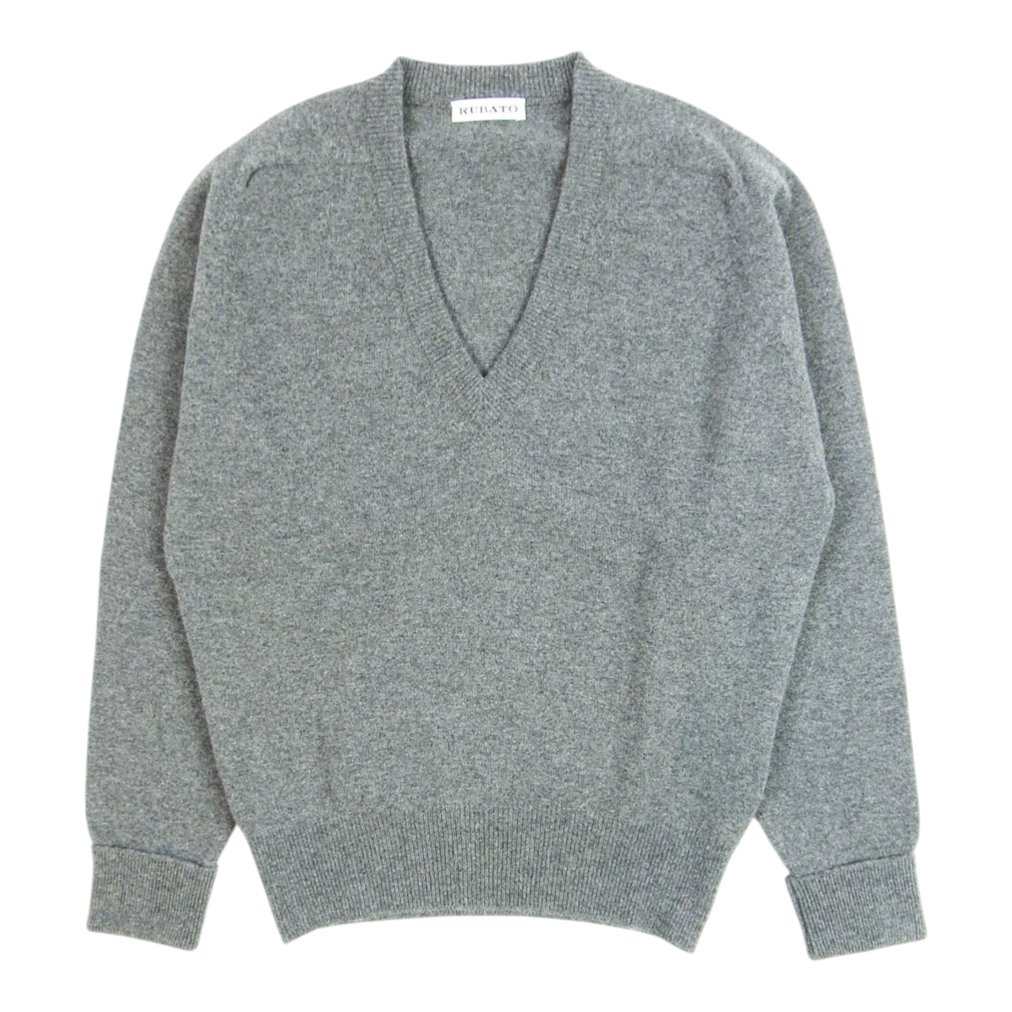 Rubato Grey V Neck Sweater Size Small