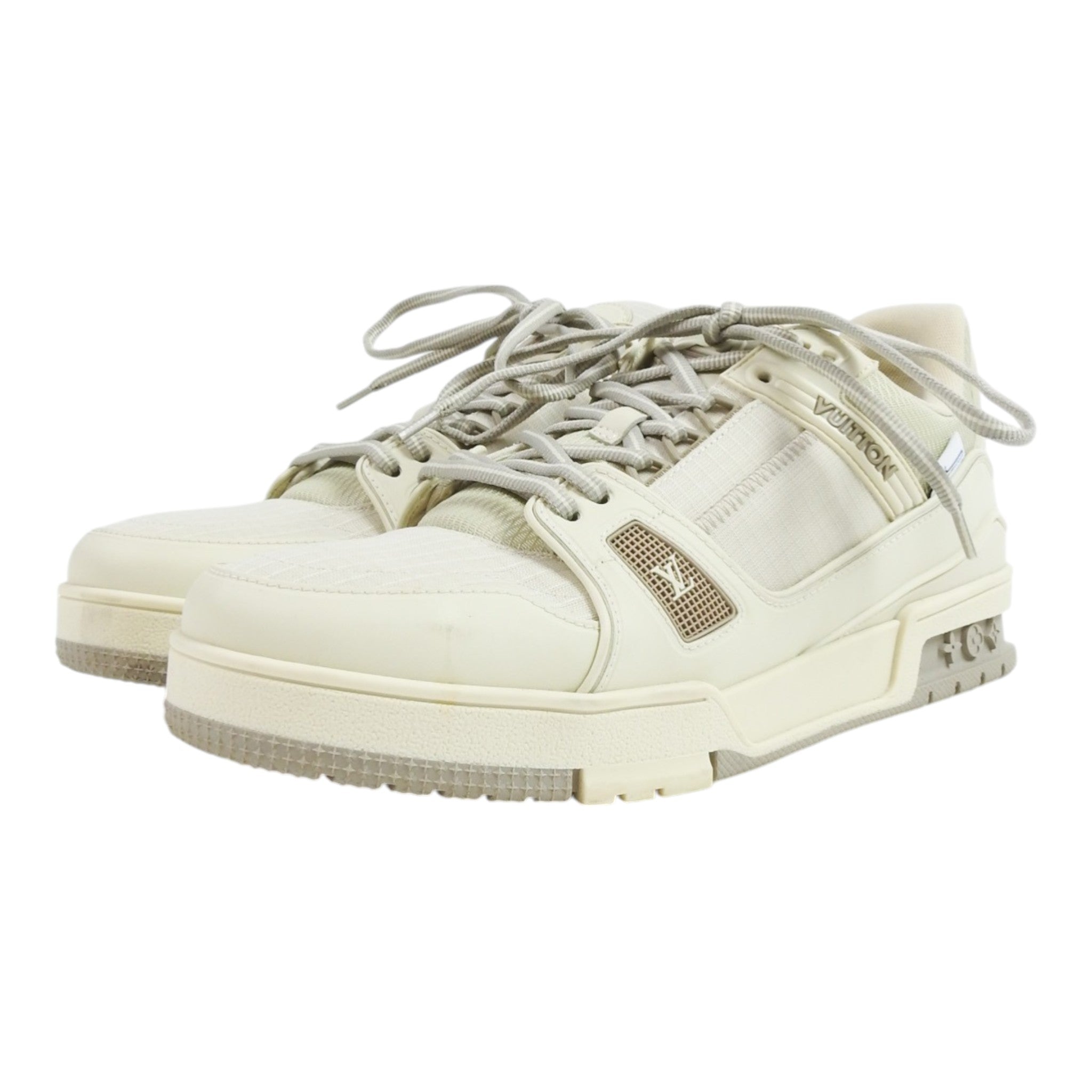 Louis Vuitton Grey Waterproof Trainer Sneakers Size 8