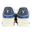 Louis Vuitton Denim Damier Sneakers Size 8.5