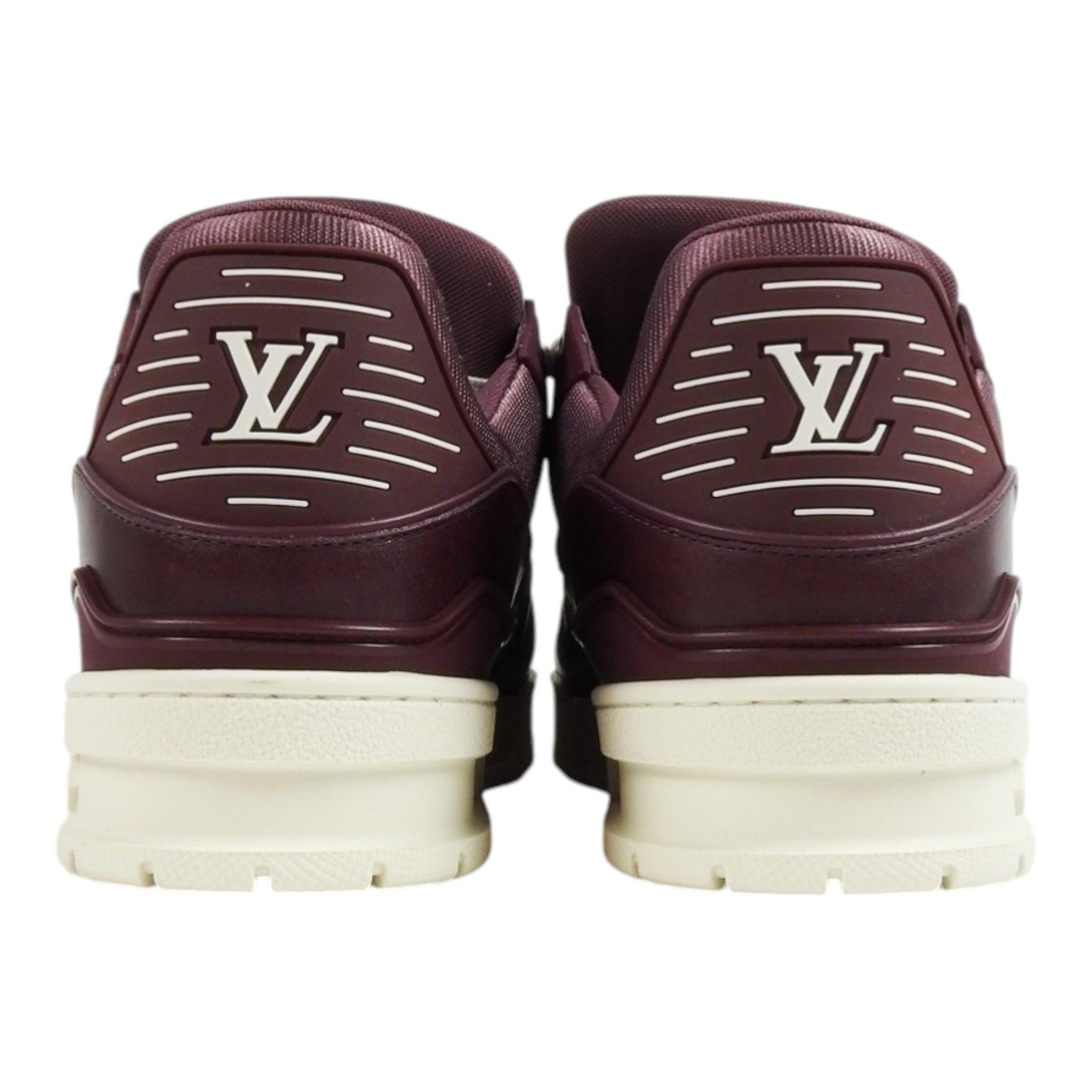 Louis Vuitton Maroon Trainer Sneakers Size 8