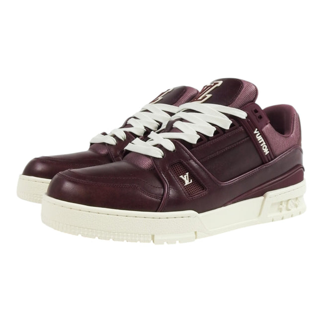 Louis Vuitton Maroon Trainer Sneakers Size 8