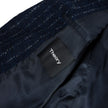 Theory Pinstripe Wool Coat Size XS