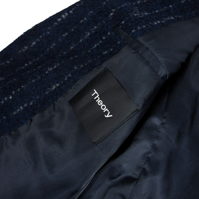 Theory Pinstripe Wool Coat Size XS
