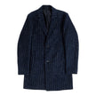 Theory Pinstripe Wool Coat Size XS