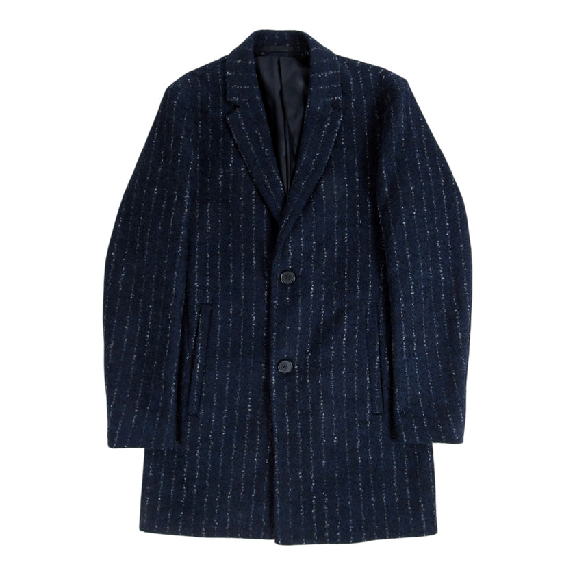 Theory Pinstripe Wool Coat Size XS