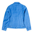 Supreme Blue Leather Jacket Size Small
