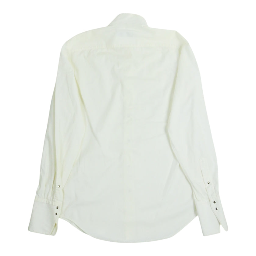 Thierry Mugler High Neck Hidden Placket Shirt Size 41