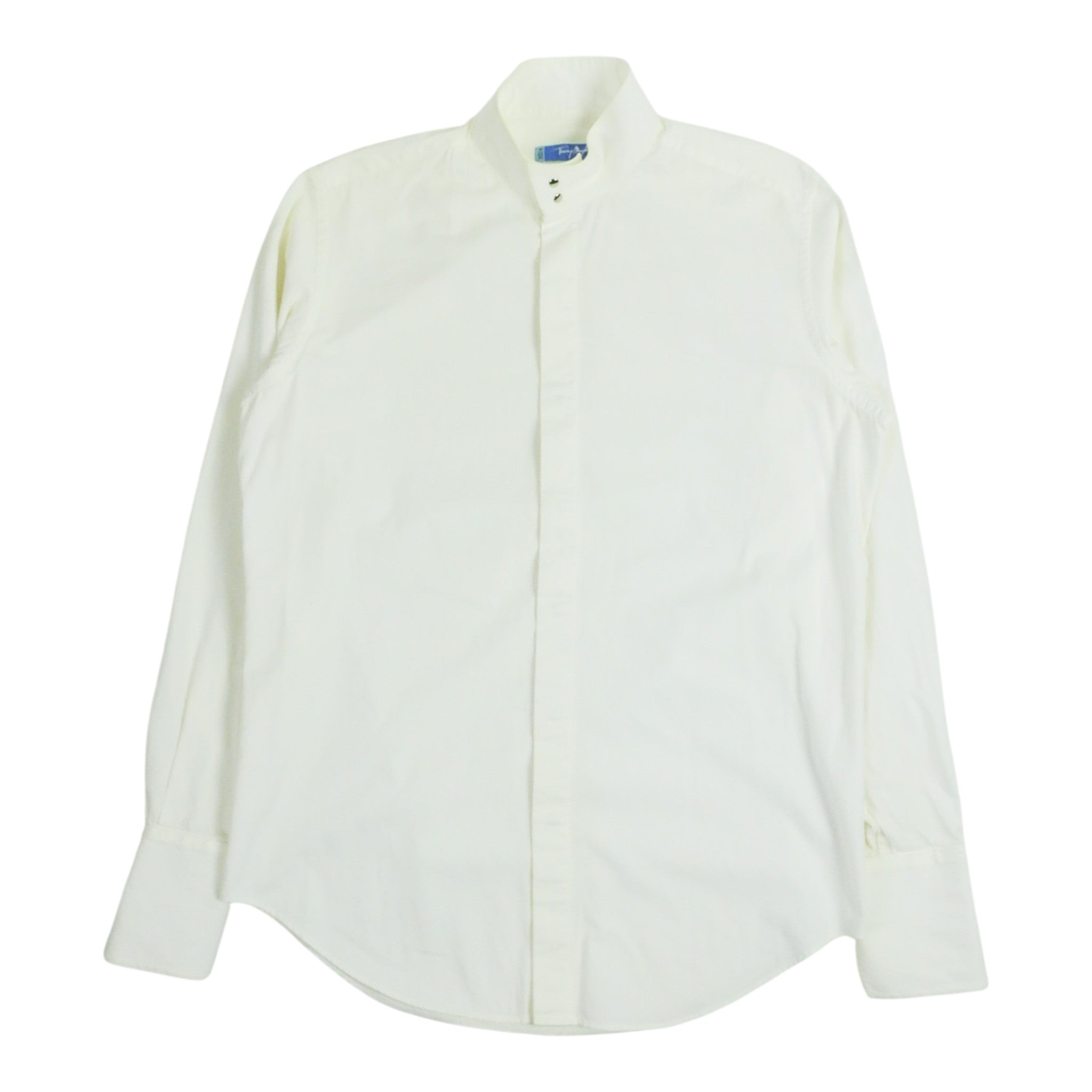 Thierry Mugler High Neck Hidden Placket Shirt Size 41