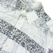 Engineered Garments White Pattern Striped LS Shirt Size Medium