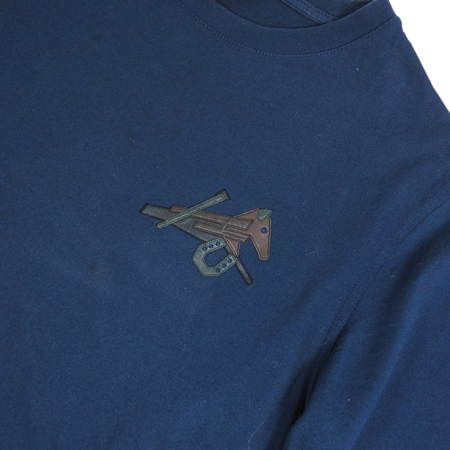 Hermes Leather Horse T-Shirt Size Large