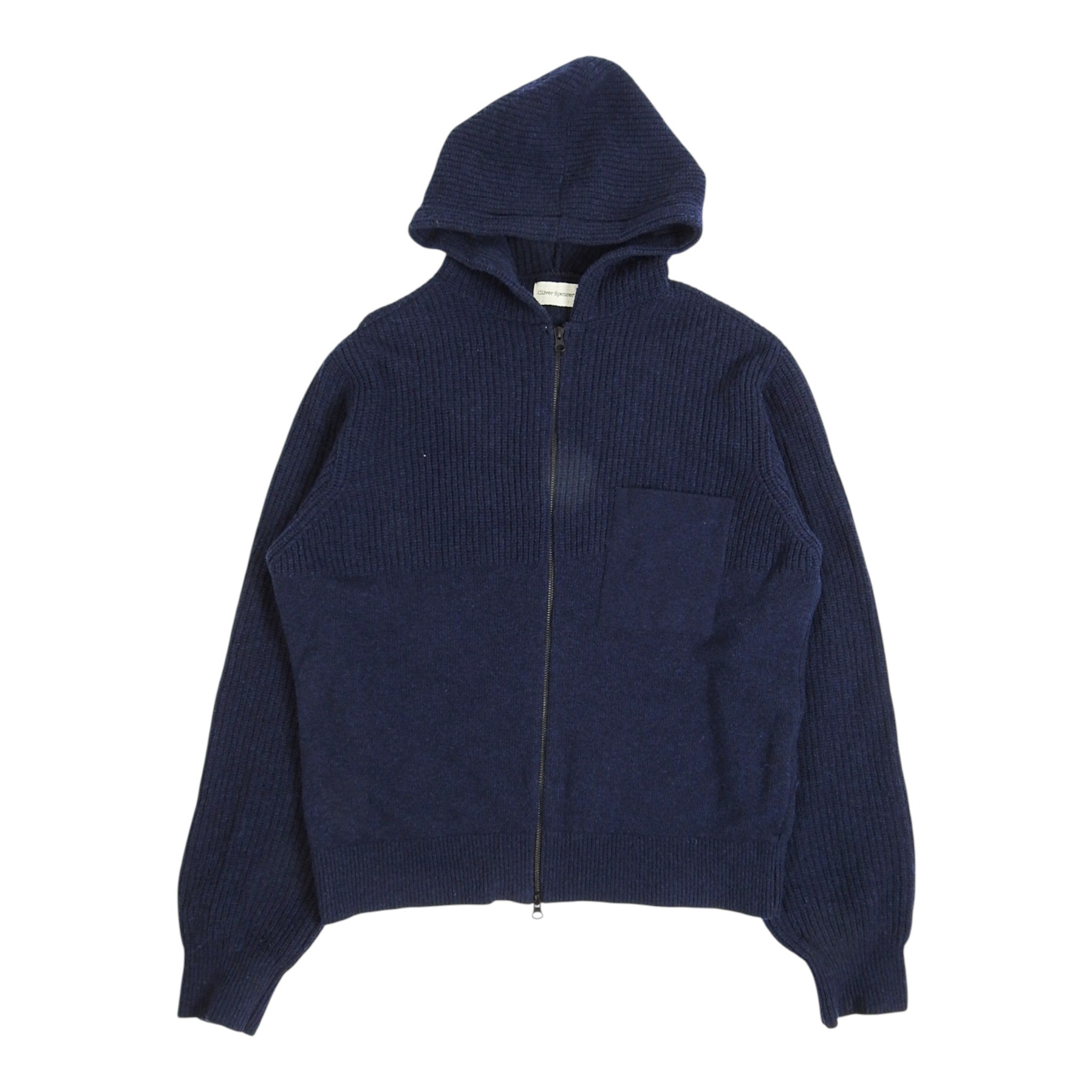 Oliver Spencer Knitted Hoodie Size Medium