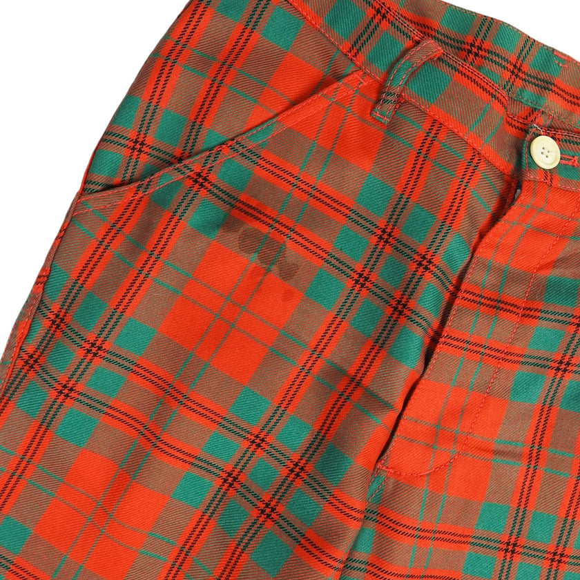 Comme Des Garcons SHIRT Boys Plaid Capris Size Small