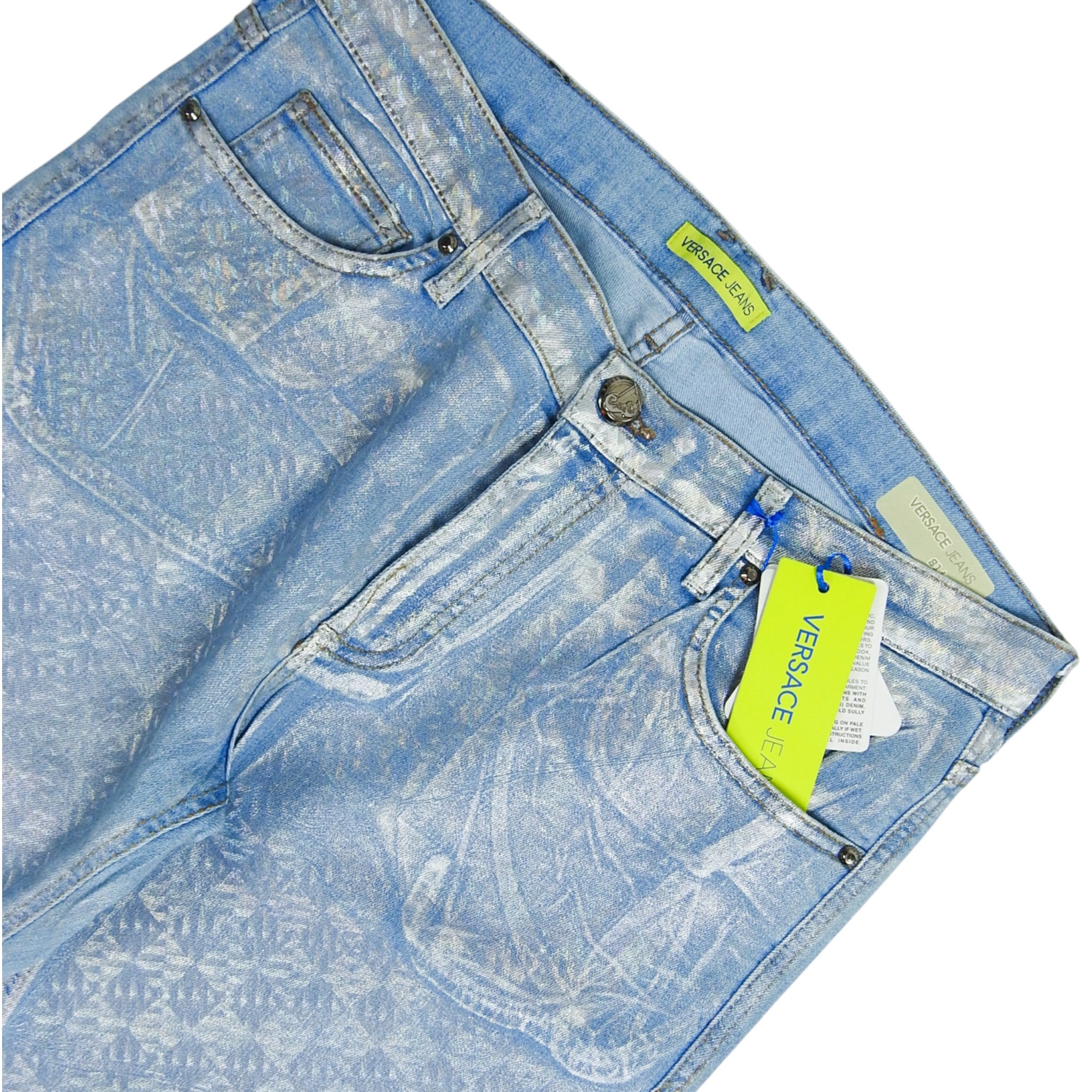 Versace Jeans Holographic Jeans Size 33