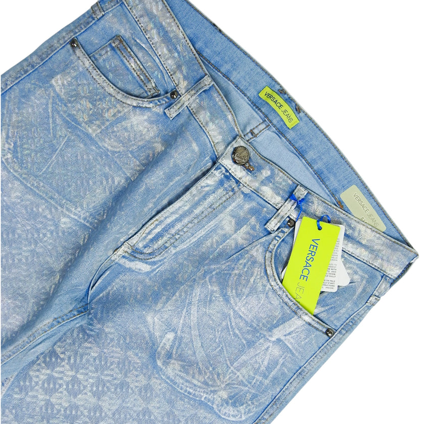 Versace Jeans Holographic Jeans Size 33