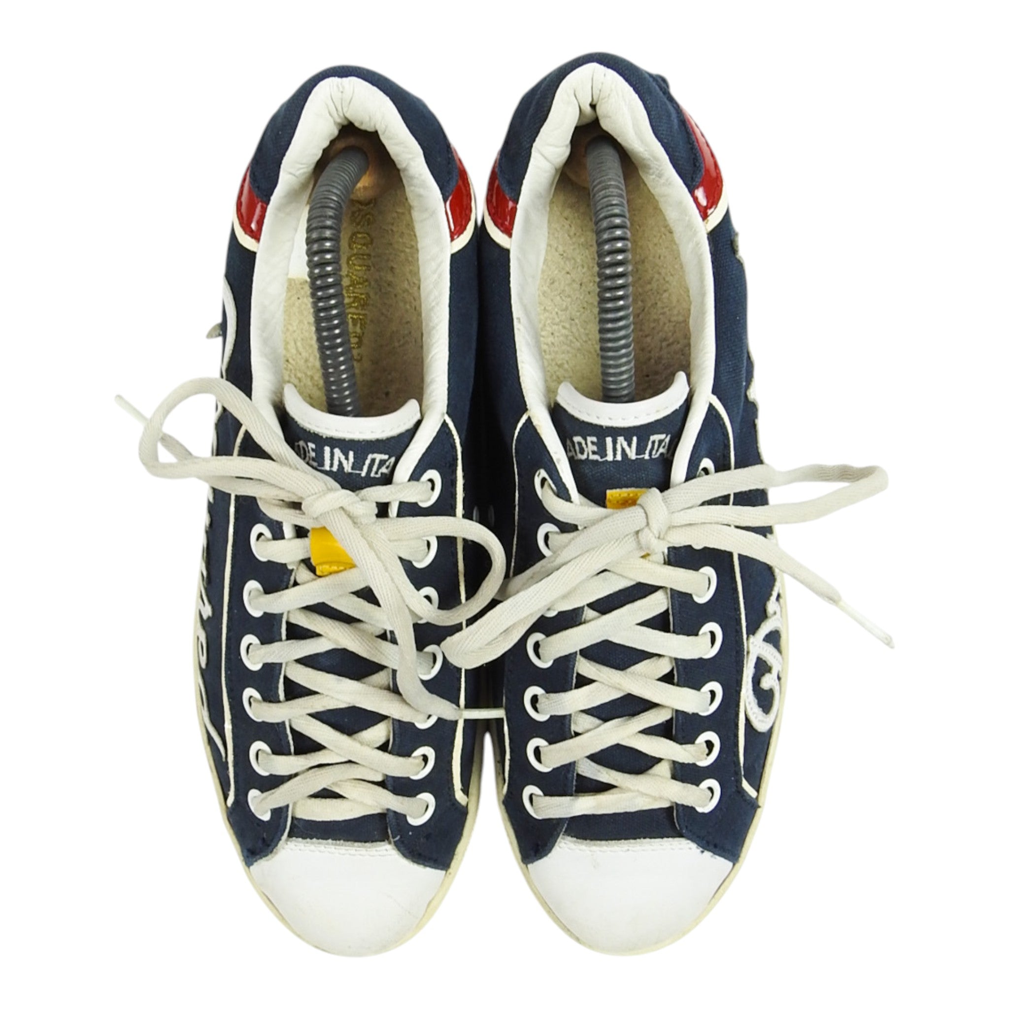 Dsquared2 Cavnas Blue Sneakers Size 9.5
