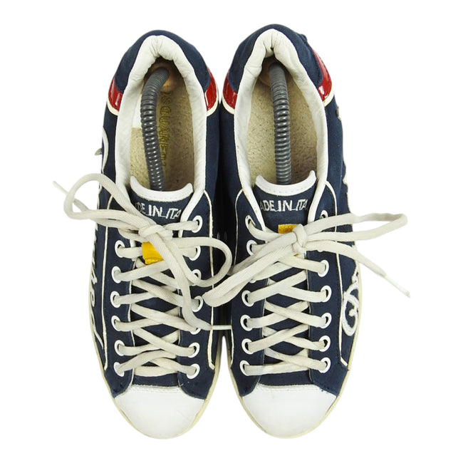 Dsquared2 Cavnas Blue Sneakers Size 9.5