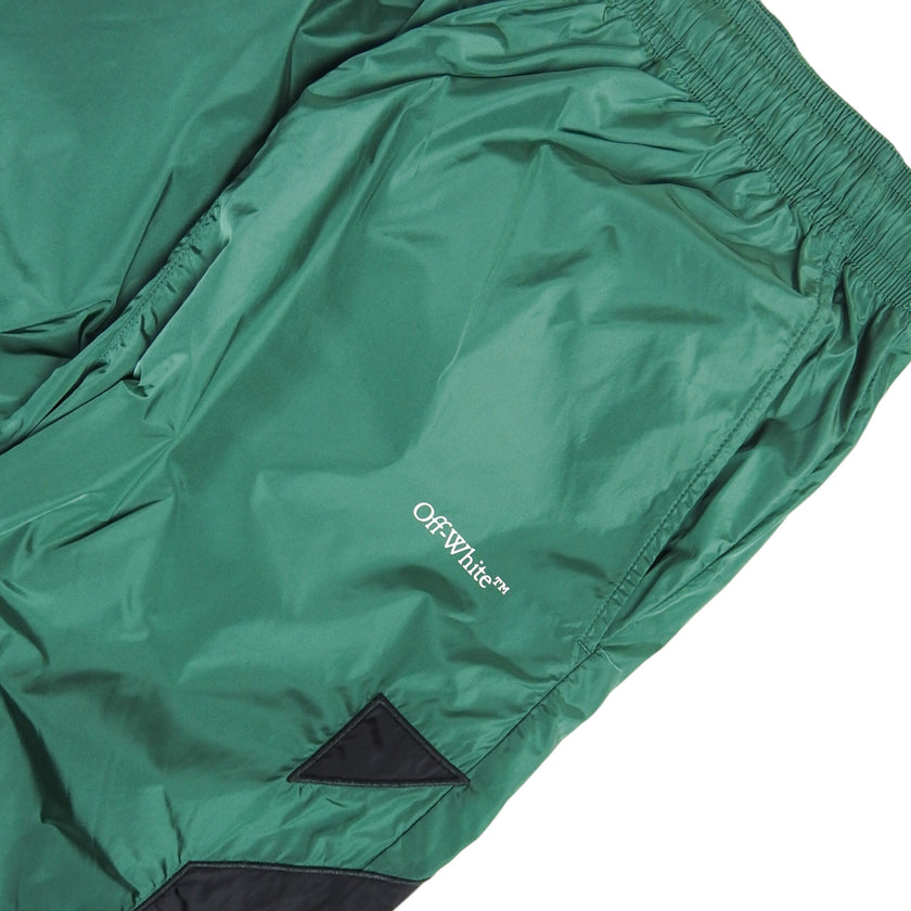 Off-White Green Track Pants Size Medium