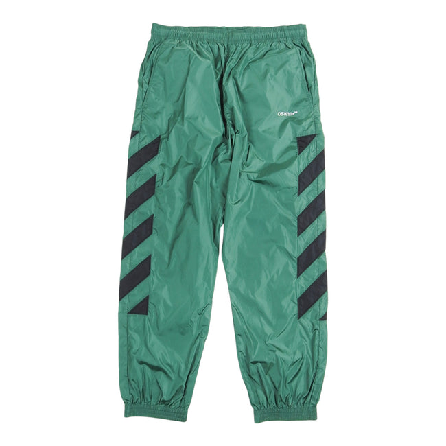 Off-White Green Track Pants Size Medium