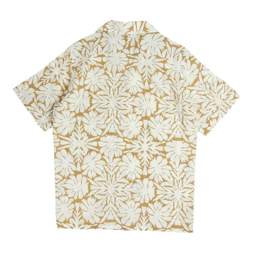Eleventy Floral Printed SS Camp Shirt Size Small