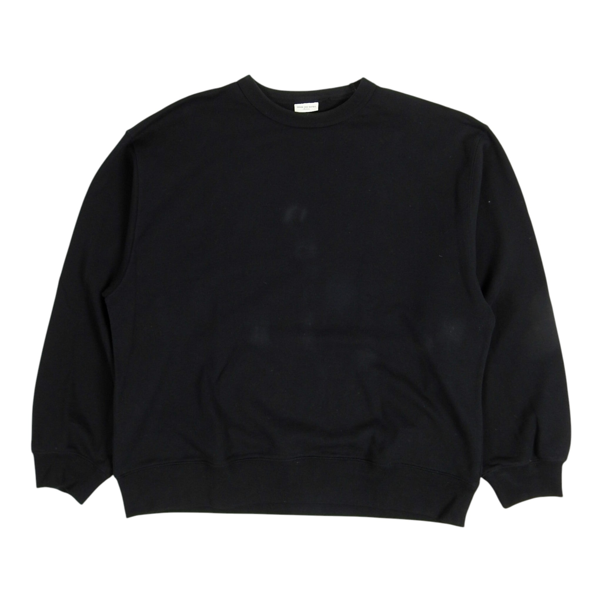 Dries Van Noten Black Sweatshirt Size Medium