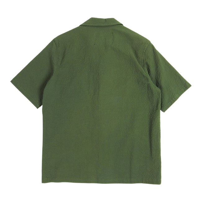 Howlin' Seersucker Camp Shirt Size Small