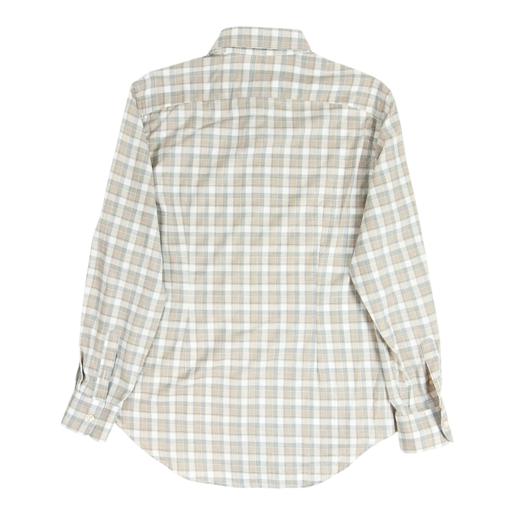 Eleventy Plaid LS Shirt Size Medium