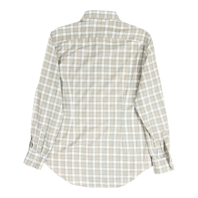 Eleventy Plaid LS Shirt Size Medium