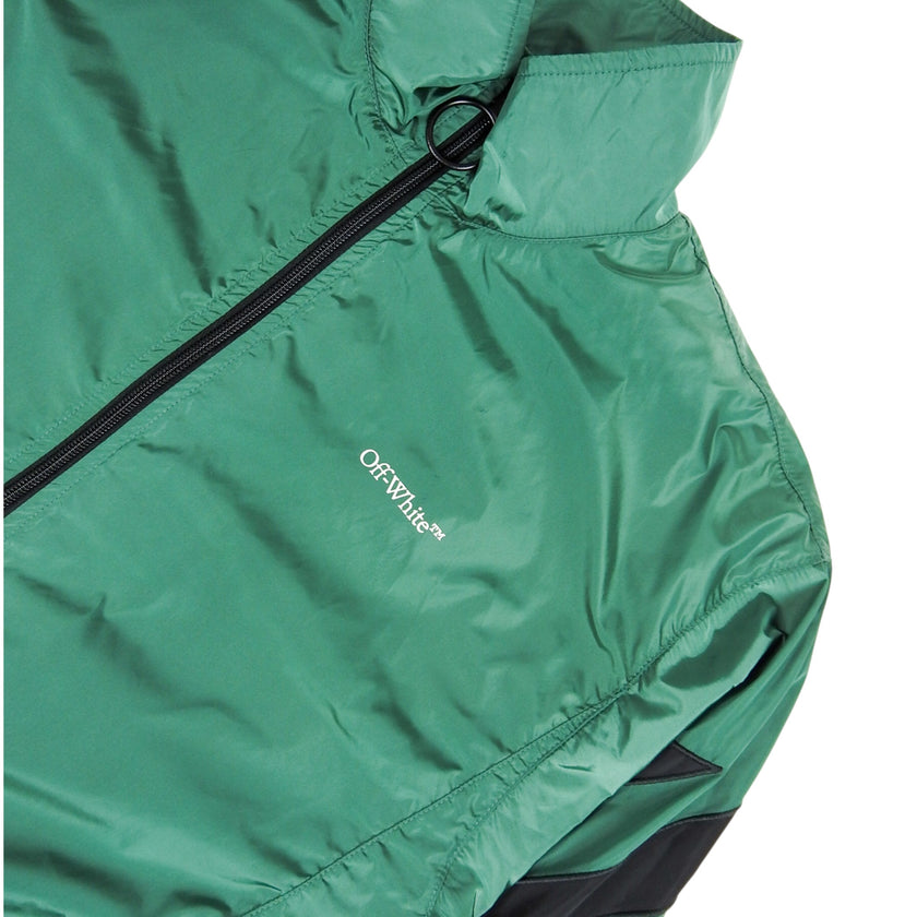 Off-White Green Windbreaker Size Medium