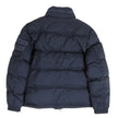 Moncler Navy Puffer Jacket with Retractable Hood Size 1