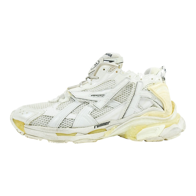 Balenciaga White Monocolour Runner Size 10