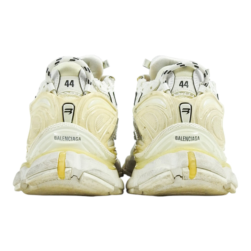 Balenciaga White Monocolour Runner Size 10