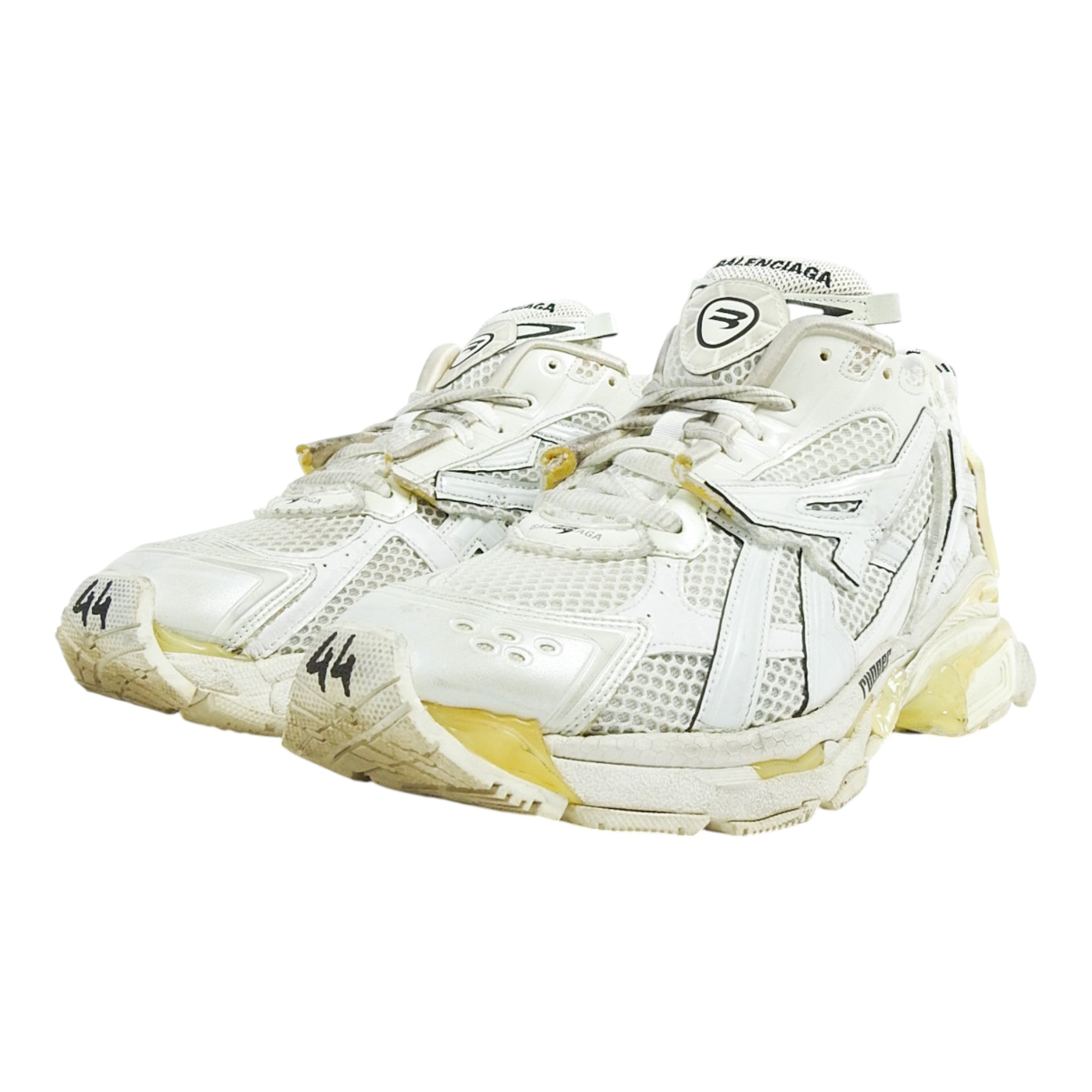 Balenciaga White Monocolour Runner Size 10