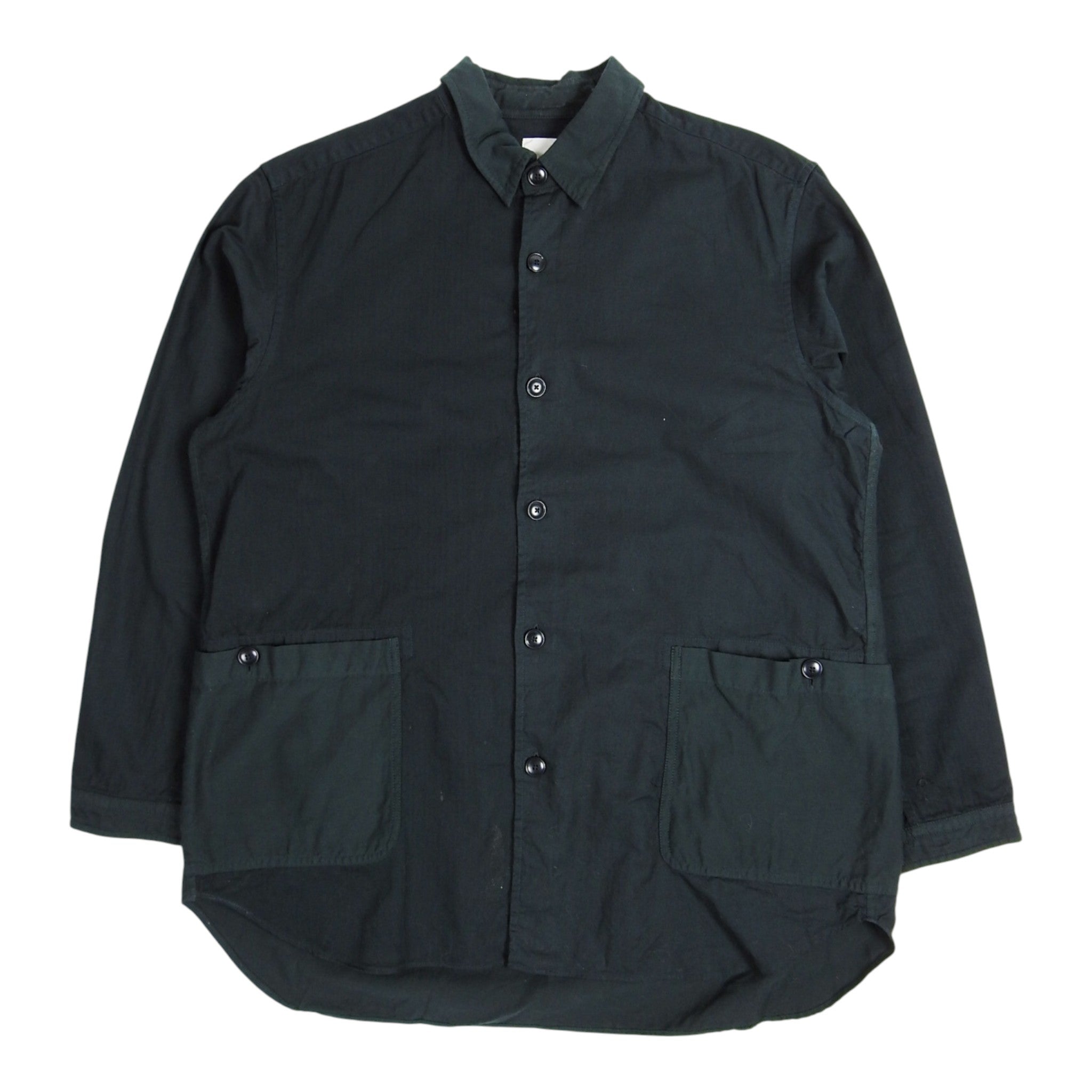 Sage De Crete Black Overshirt Size Large
