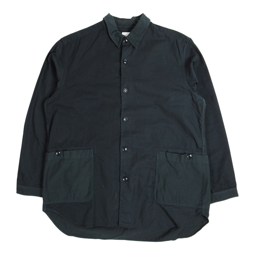 Sage De Crete Black Overshirt Size Large