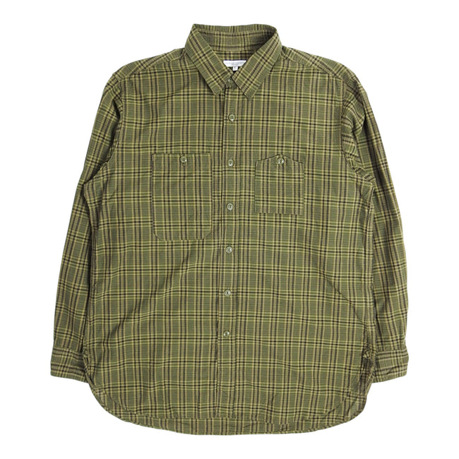Engineered Garments Plaid Shirt Size Large