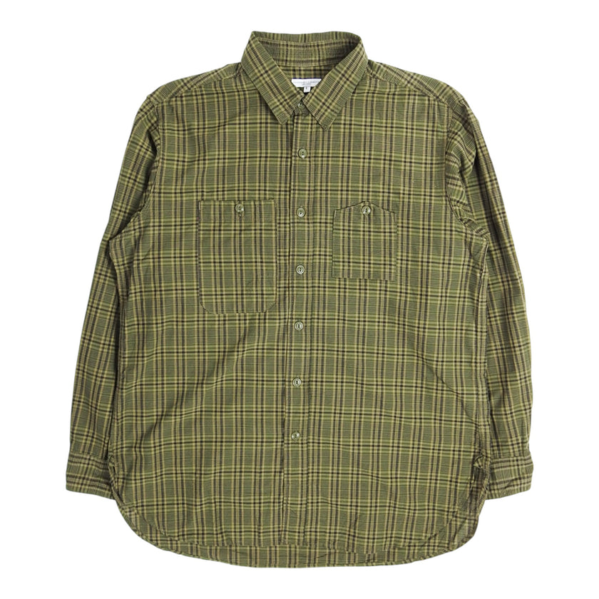 Engineered Garments Plaid Shirt Size Large