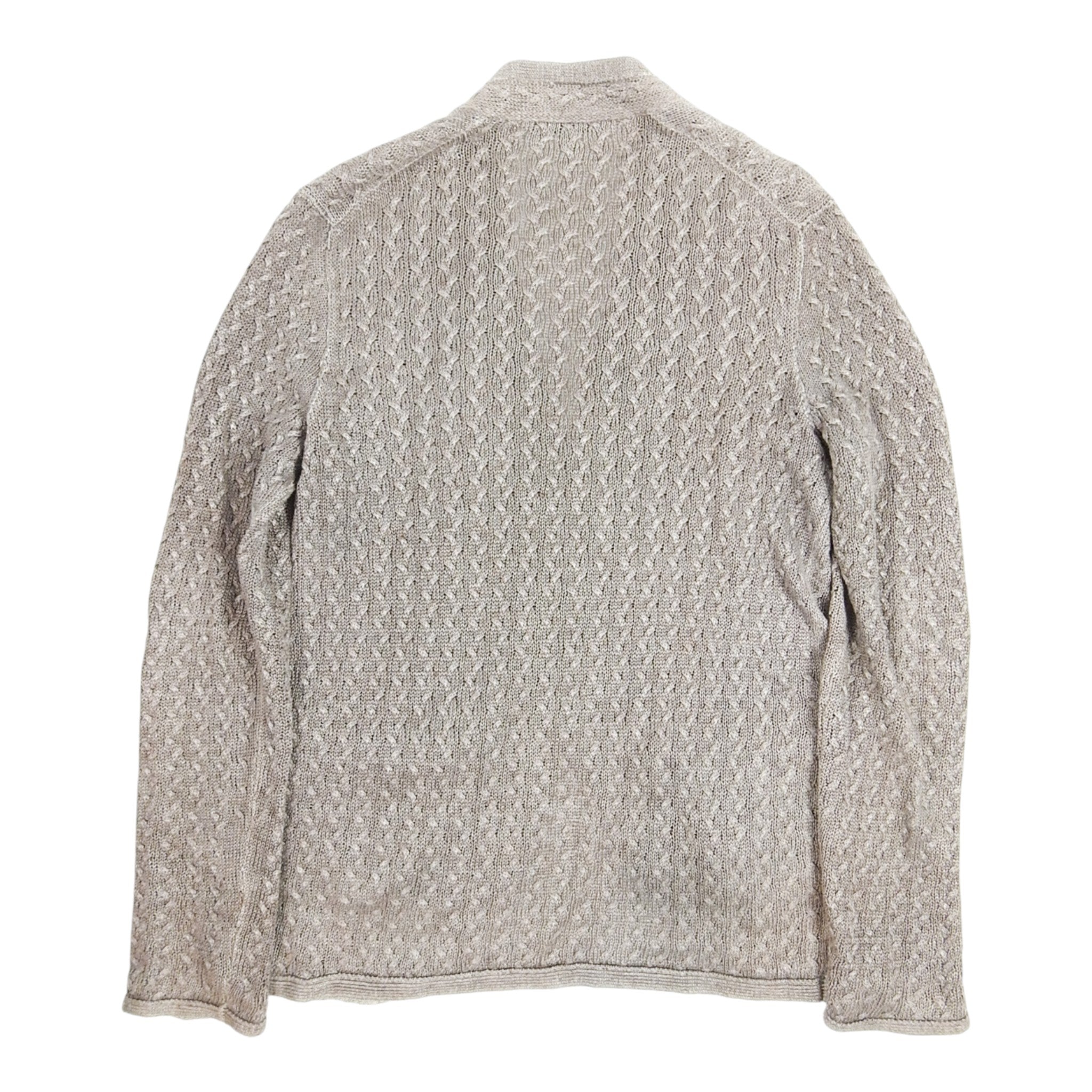 John Varvatos Cableknit Cardigan Size Medium