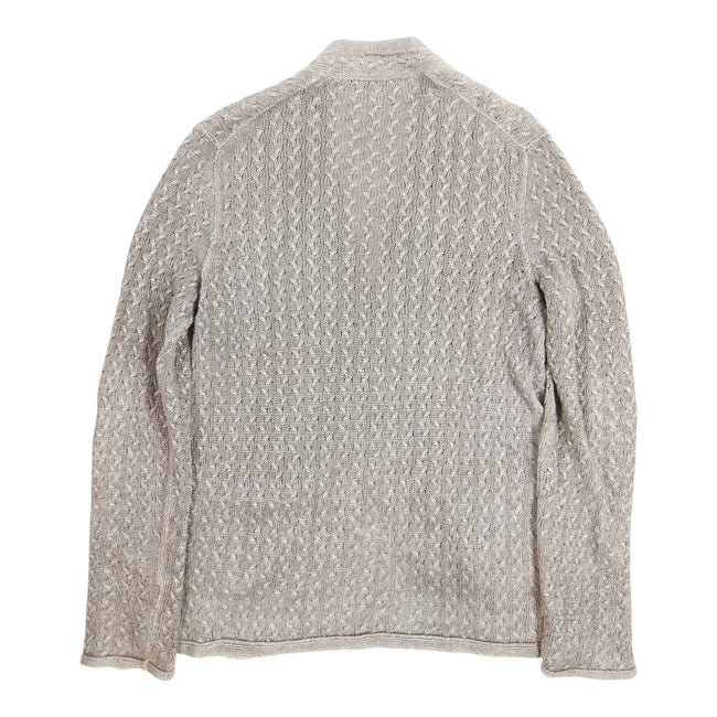 John Varvatos Cableknit Cardigan Size Medium